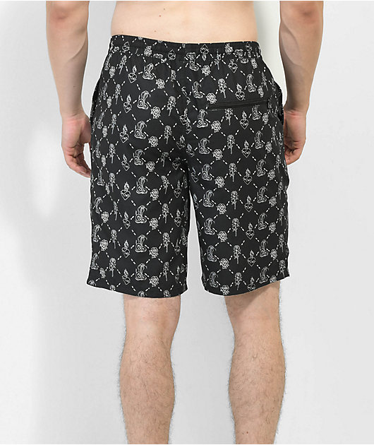 Broken Promises Fortunate Black Board Shorts