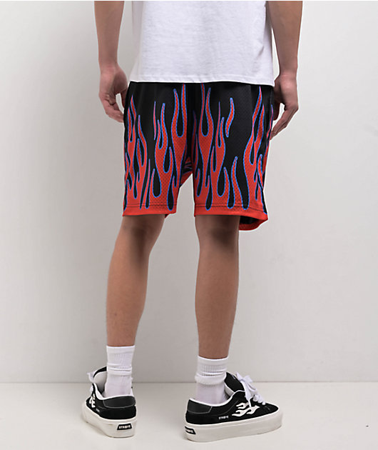 Broken Promises Frenemy Black & Red Mesh Shorts | Zumiez