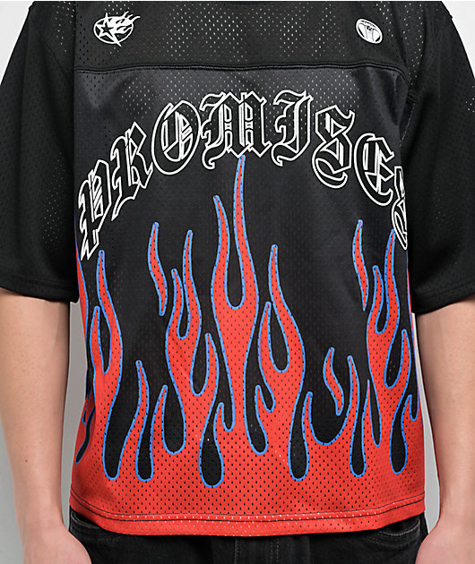 Broken Promises Frenemy Black Football Jersey