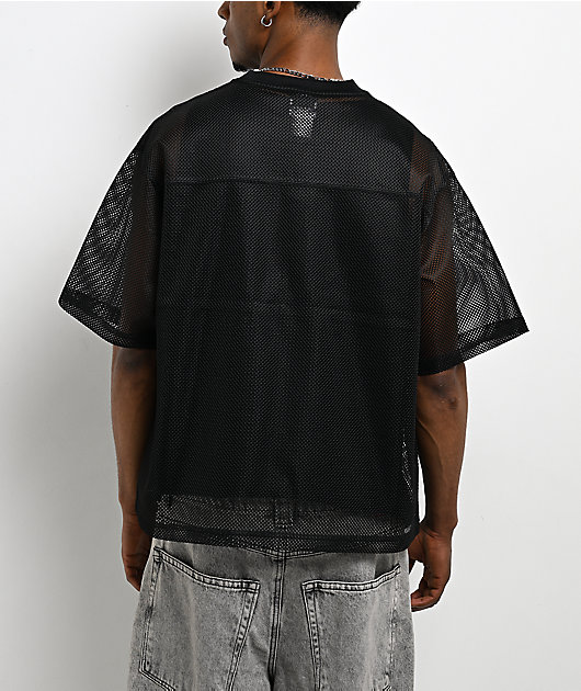 Broken Promises Graveyard Black Crop Football Jersey