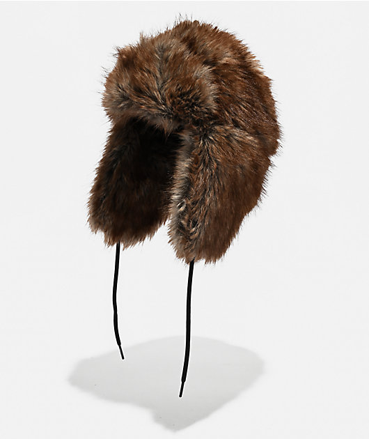 Broken Promises Graveyard Faux Fur Trapper Hat | Zumiez