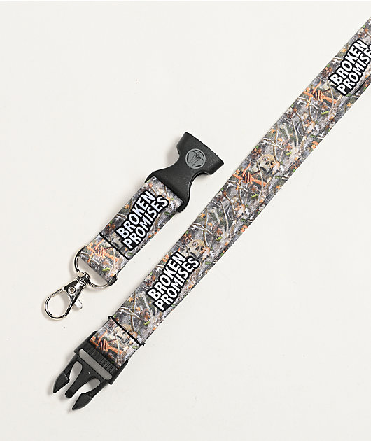 Broken Promises Haunted Woods Camo Lanyard