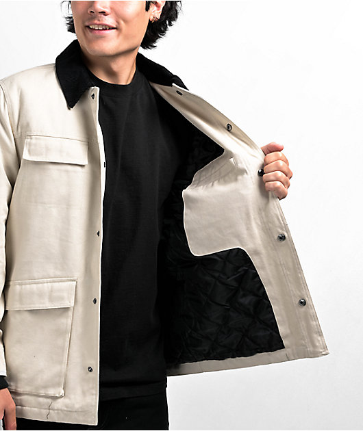 Broken Promises Holding On Natural Trucker Jacket | Zumiez