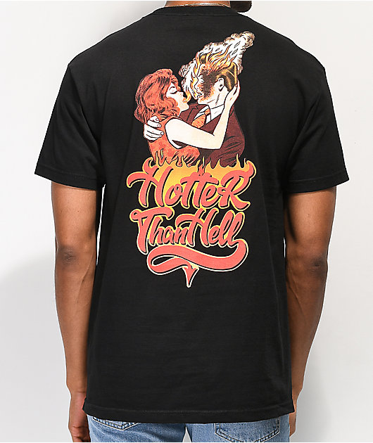 Broken Promises Hotter Than Hell Black T-Shirt | Zumiez