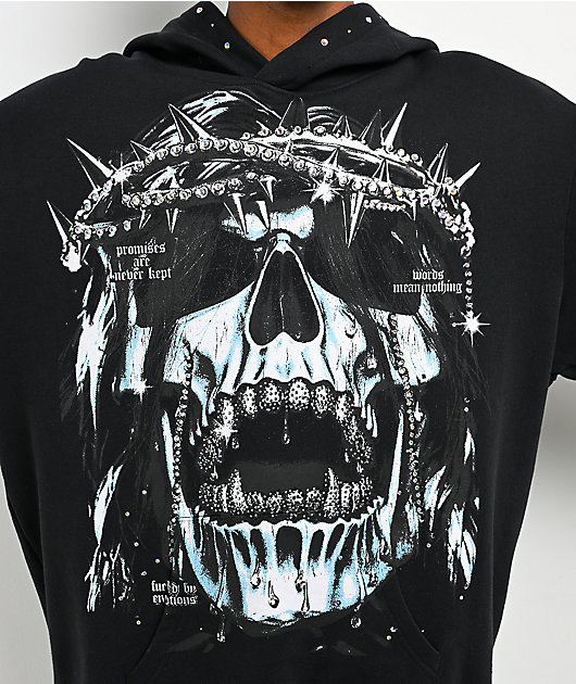 Broken Promises In The Moment Black Hoodie