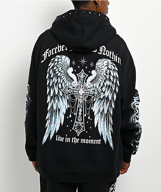 Broken Promises In The Moment Black Hoodie