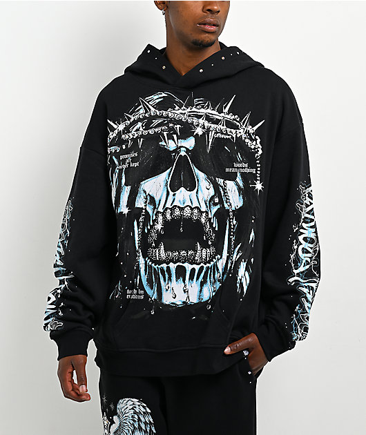 Broken Promises In The Moment Black Hoodie