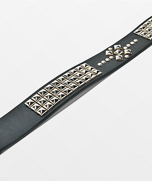 Broken Promises In The Moment Studded Black Belt