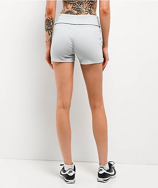 Broken Promises Innocence Light Blue Foldover Shorts