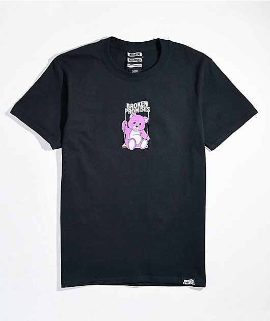 Broken Promises Kids Bear Guide Black T-Shirt