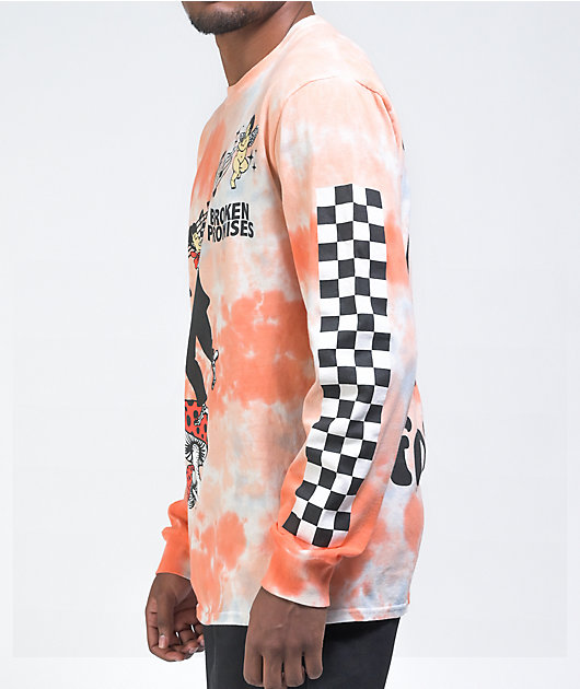 Broken Promises Last Dance Tie Dye Long Sleeve T-Shirt