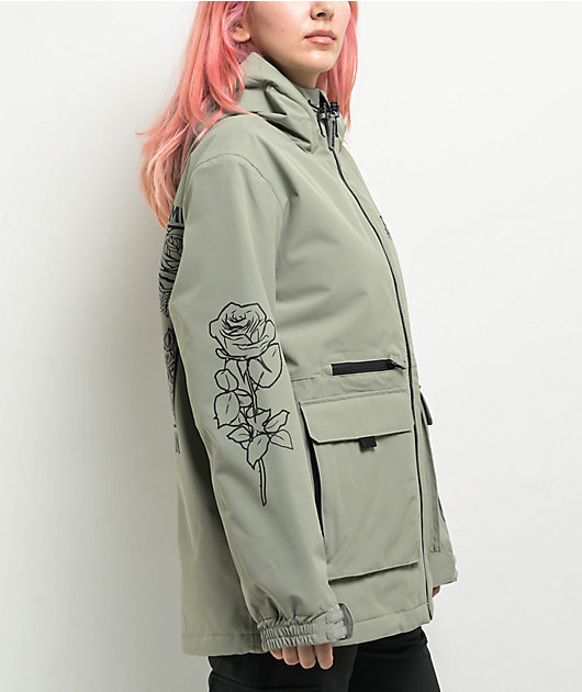 Broken Promises Last Time Grey Snowboard Jacket | Zumiez