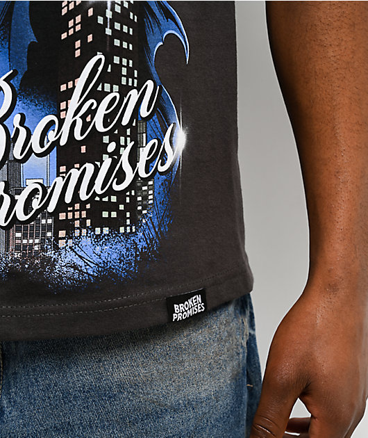 Broken Promises Live And Die Grey T-Shirt