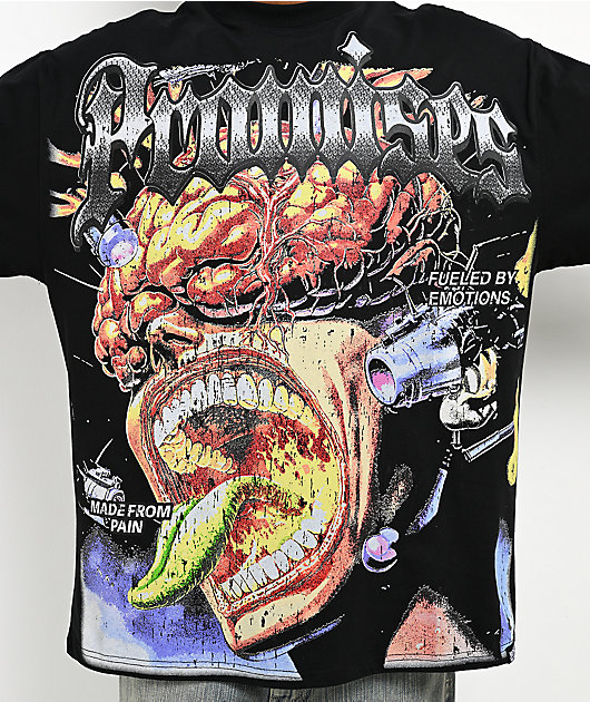 Broken Promises Made From Pain 2fer Black Long Sleeve T-Shirt