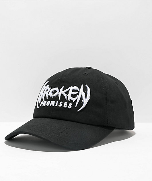 Broken Promises Mania Black Strapback Hat