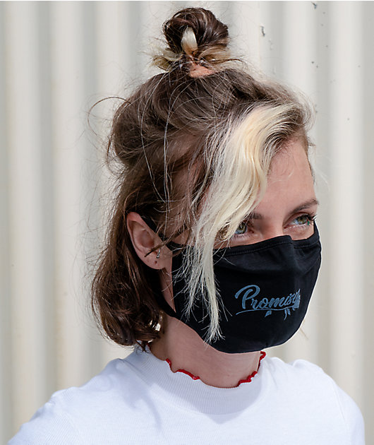 Broken Promises Misery Black Face Mask
