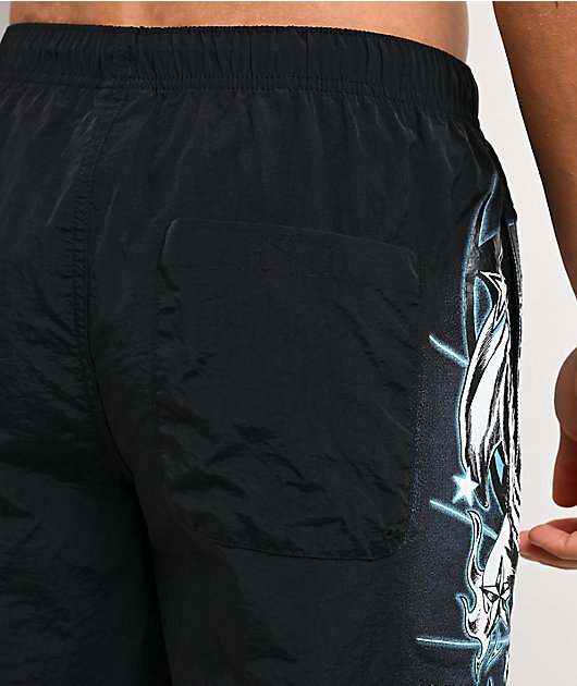 Broken Promises Nautical Black Board Shorts