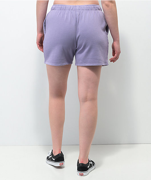 Broken Promises Okay To Cry Purple Sweat Shorts