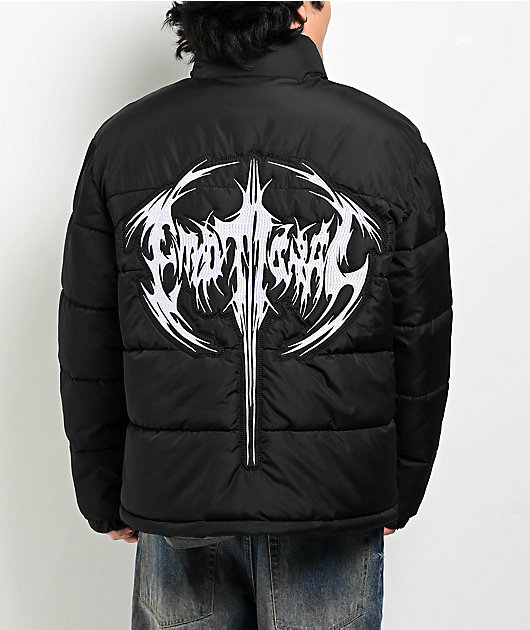 トップス REFLEM broken fur parka Solid Built-Up Hooded Parka