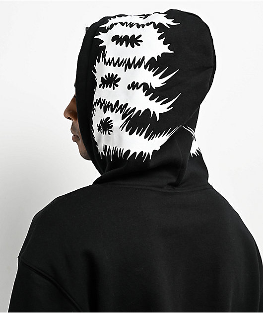 Broken Promises Patched Up Black Hoodie
