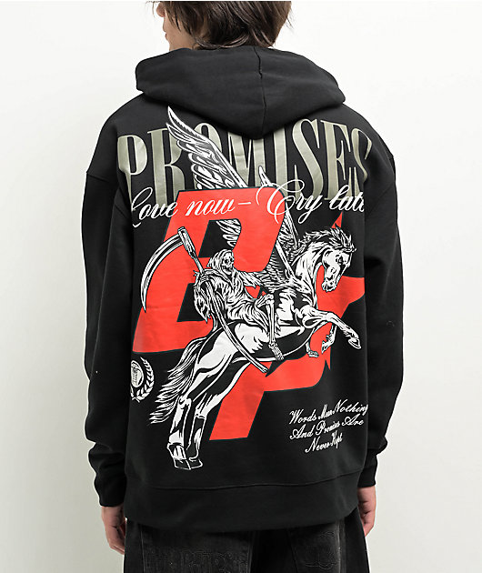 Broken Promises Pegasus Black Hoodie | Zumiez