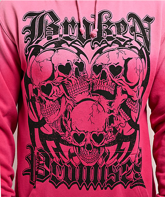 Broken Promises Purgatory Pink Wash Hoodie | Zumiez