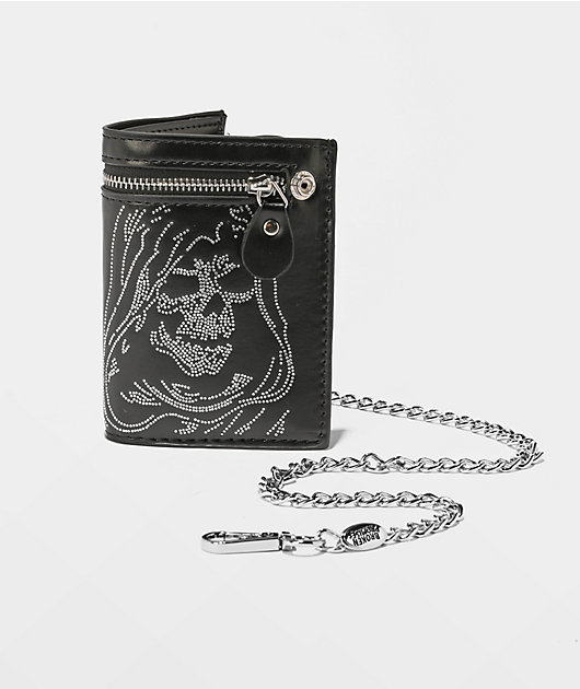 Broken Promises Reaper Black Chain Wallet | Zumiez
