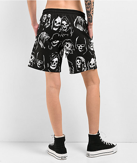 パンツ paradox BIG BAGGY REAPER SHORTS BLACK PARADOXE PARIS - BIG BAGGY REAPER SHORTS BLACK DENIM – Paradoxe Paris