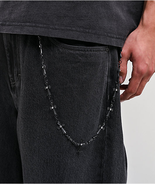 Broken Promises Ritual Black Pocket Chain