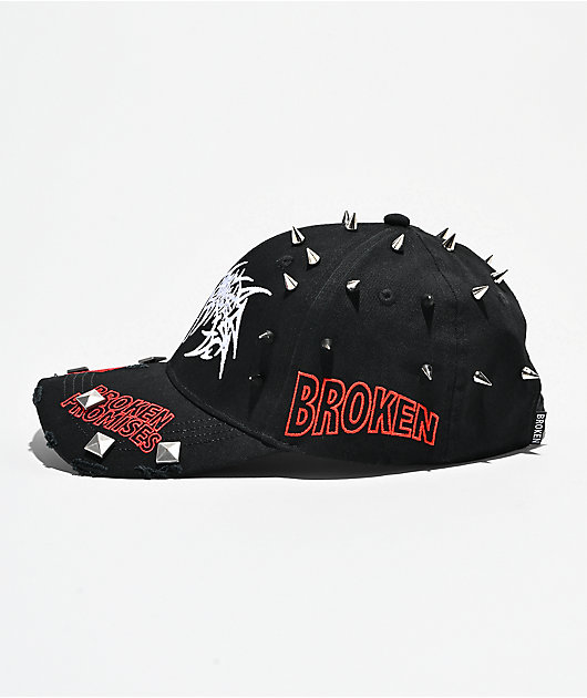 Broken Promises Sacramento Spike Black Strapback Hat