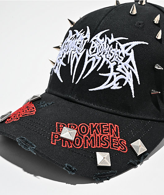 Broken Promises Sacramento Spike Black Strapback Hat