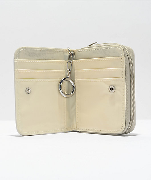 Broken Promises Screamer billetera Bifold blanca