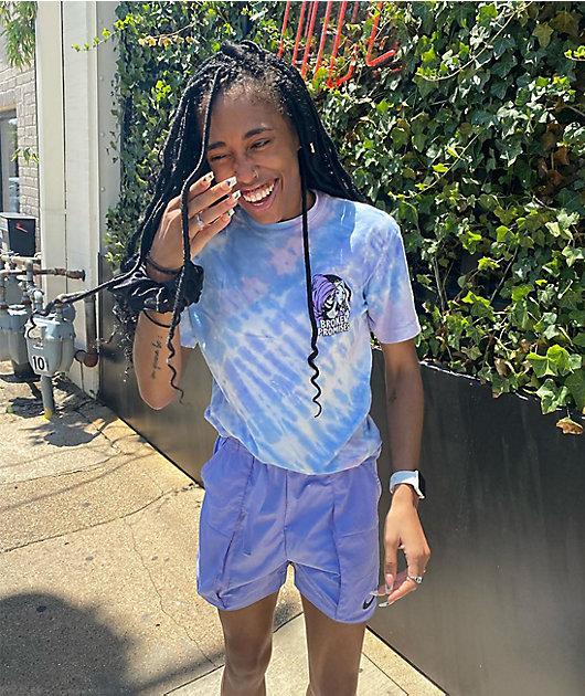 Broken Promises Smother Blue & Purple Tie Dye T-Shirt