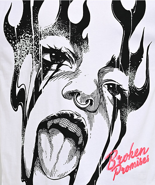 Broken Promises Taste White T-Shirt