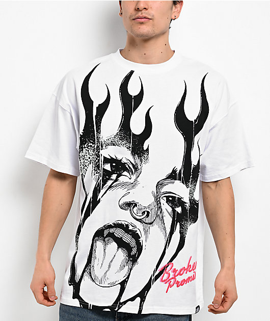Broken Promises Taste White T-Shirt | Zumiez
