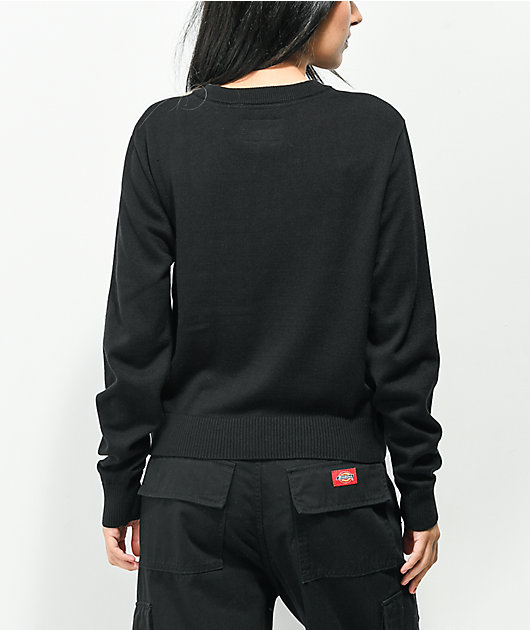 Broken Promises Unbearable Black Sweater