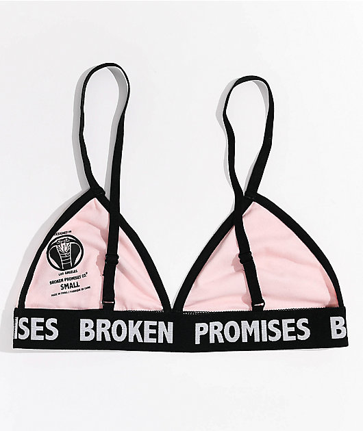 Broken Promises Unbearable Bralette de triángulo