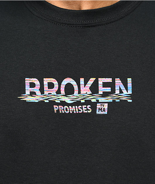 Broken Promises VHS Black T-Shirt