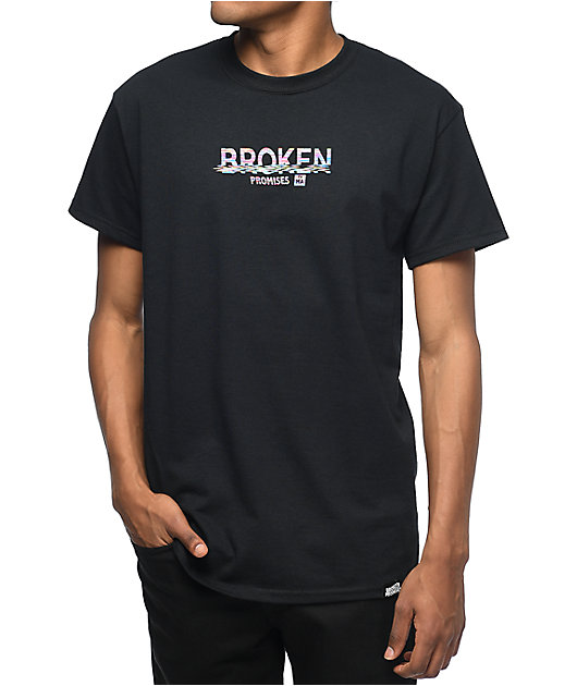 Broken Promises VHS Black T-Shirt