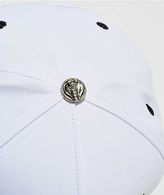 Broken Promises Vicious White & Black Snapback Hat