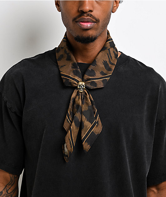 Broken Promises Wild Youth Leopard Bandana Necklace