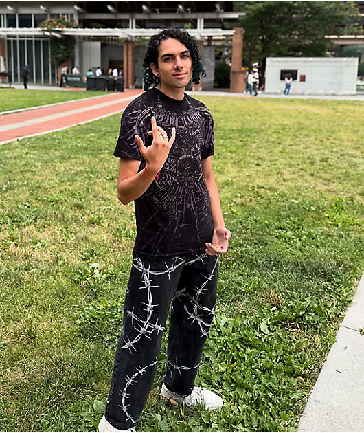 Broken Promises Wired Black Denim Jeans | Zumiez