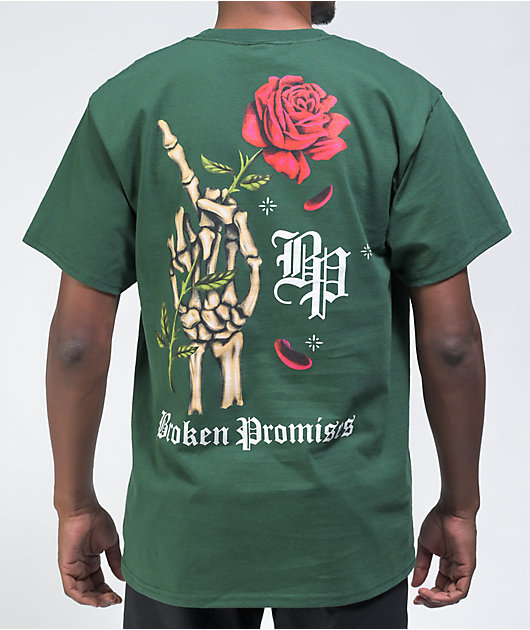 Broken Promises Wishful Thinking camiseta verde