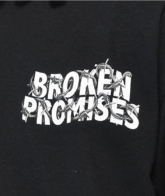 Broken Promises Wrapped Up Black T-Shirt