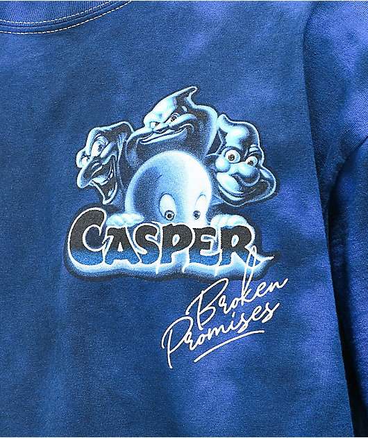 Broken Promises x Casper Never Believed Blue Tie Dye T-Shirt