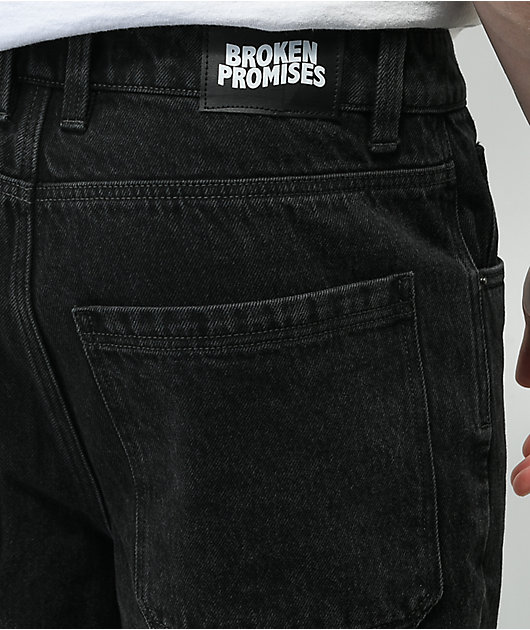 Broken Promises x Death Note Ryuk Black Carpenter Jeans