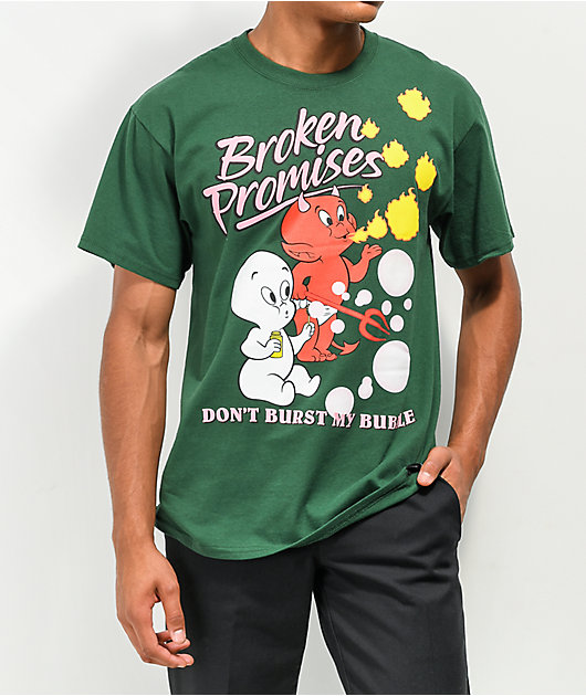 Broken Promises x Hot Stuff x Casper Bubble Green T-Shirt