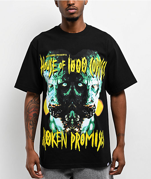 Broken Promises x House Of 1000 Corpses Everybody Dies Black T