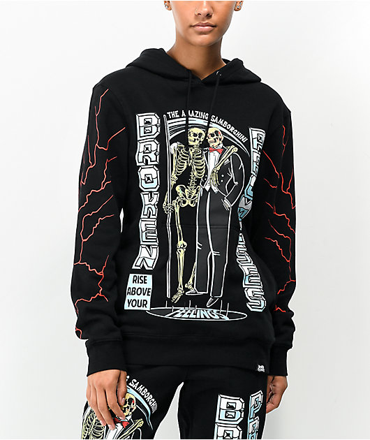 samborghini black hoodie