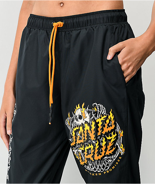Broken Promises x Santa Cruz Boneyard Black Track Pants